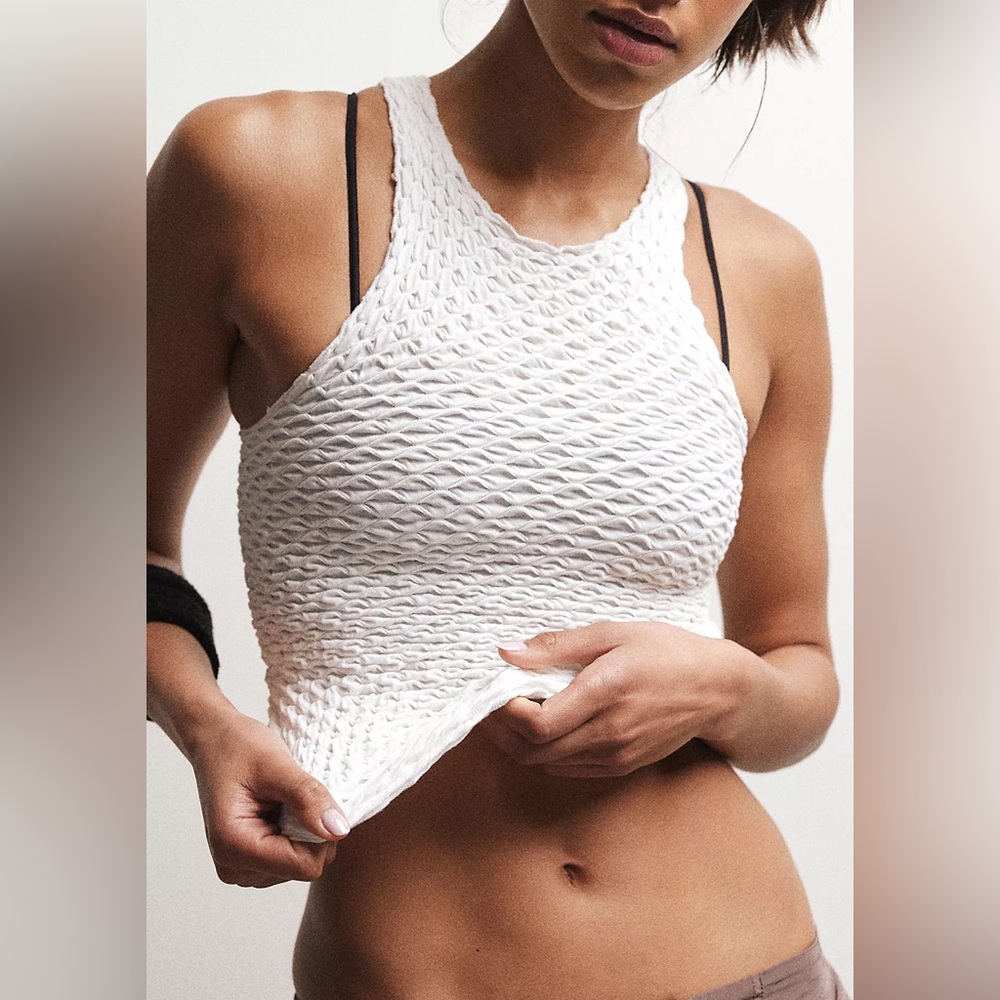 Free People Nori Tank in White